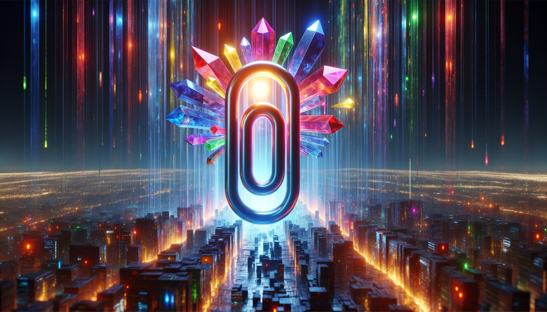 Eye-catching visual of Clippy, LLMs, AI models and AI technology vibes