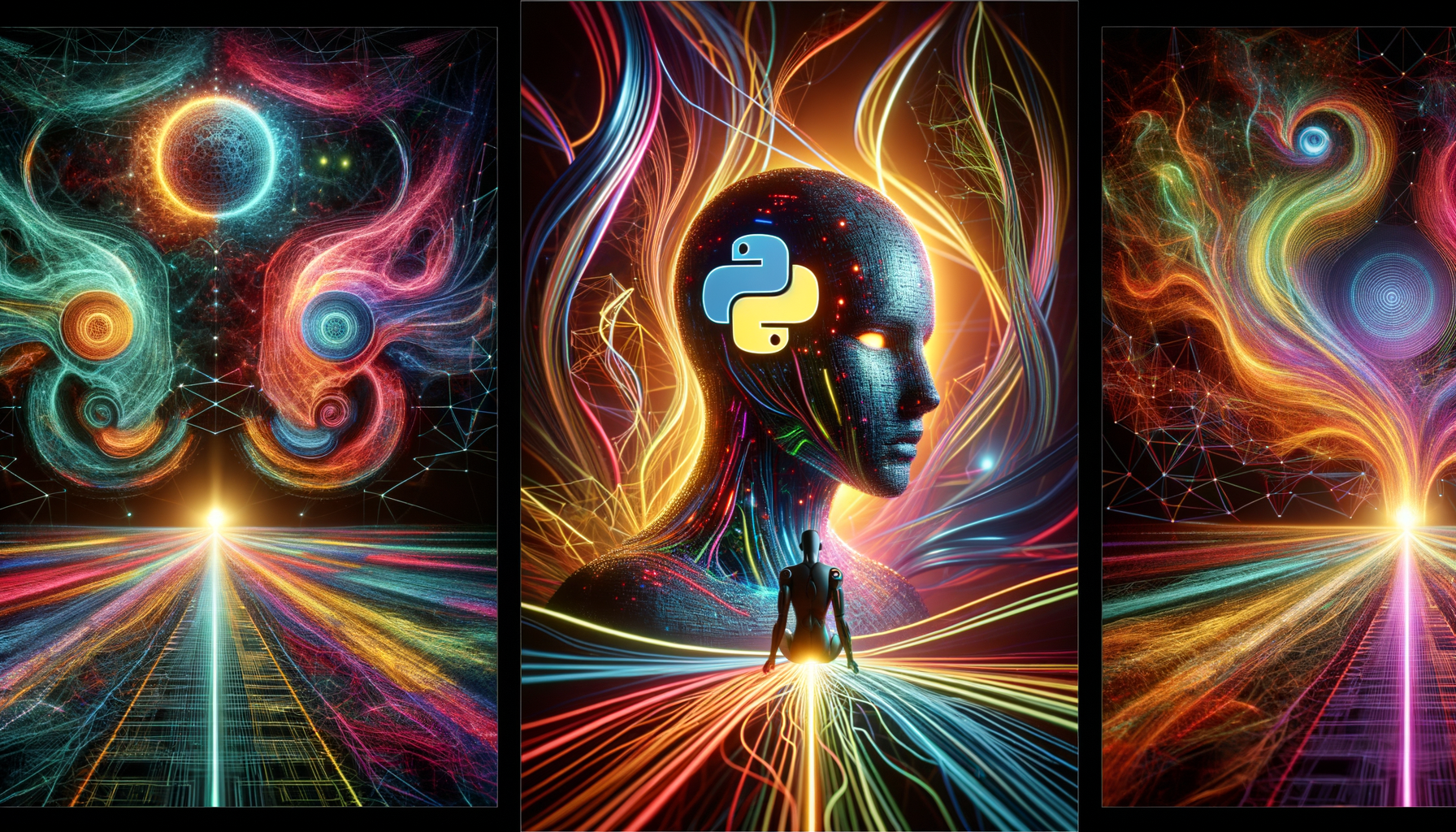Eye-catching visual of AI agents, Python ADK, Java ADK
and AI technology vibes