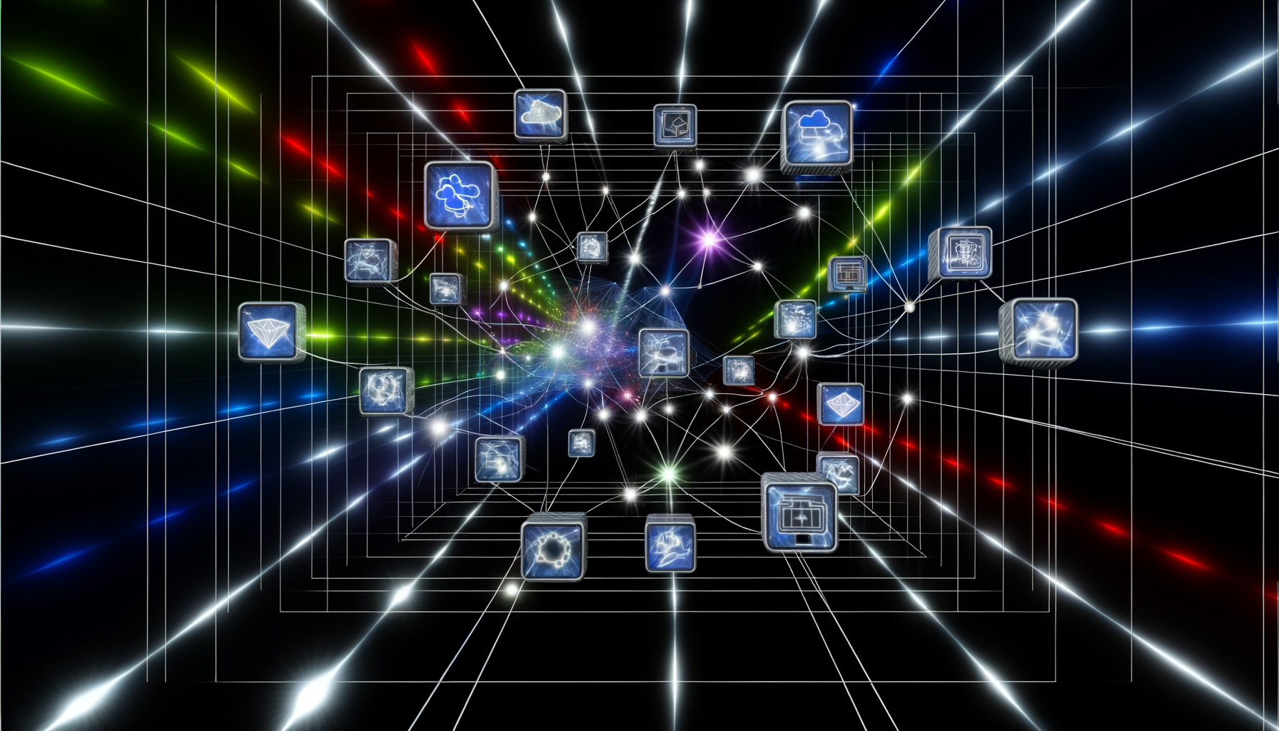 Java, Enterprise Applications, Cloud Computing
technology and AI technology illustration