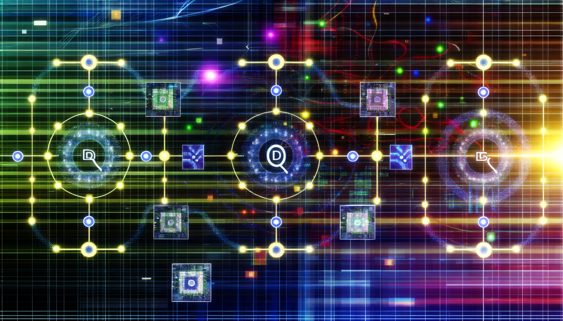 Deno, Deno Deploy, Deno Fresh
technology and  AI technology illustration