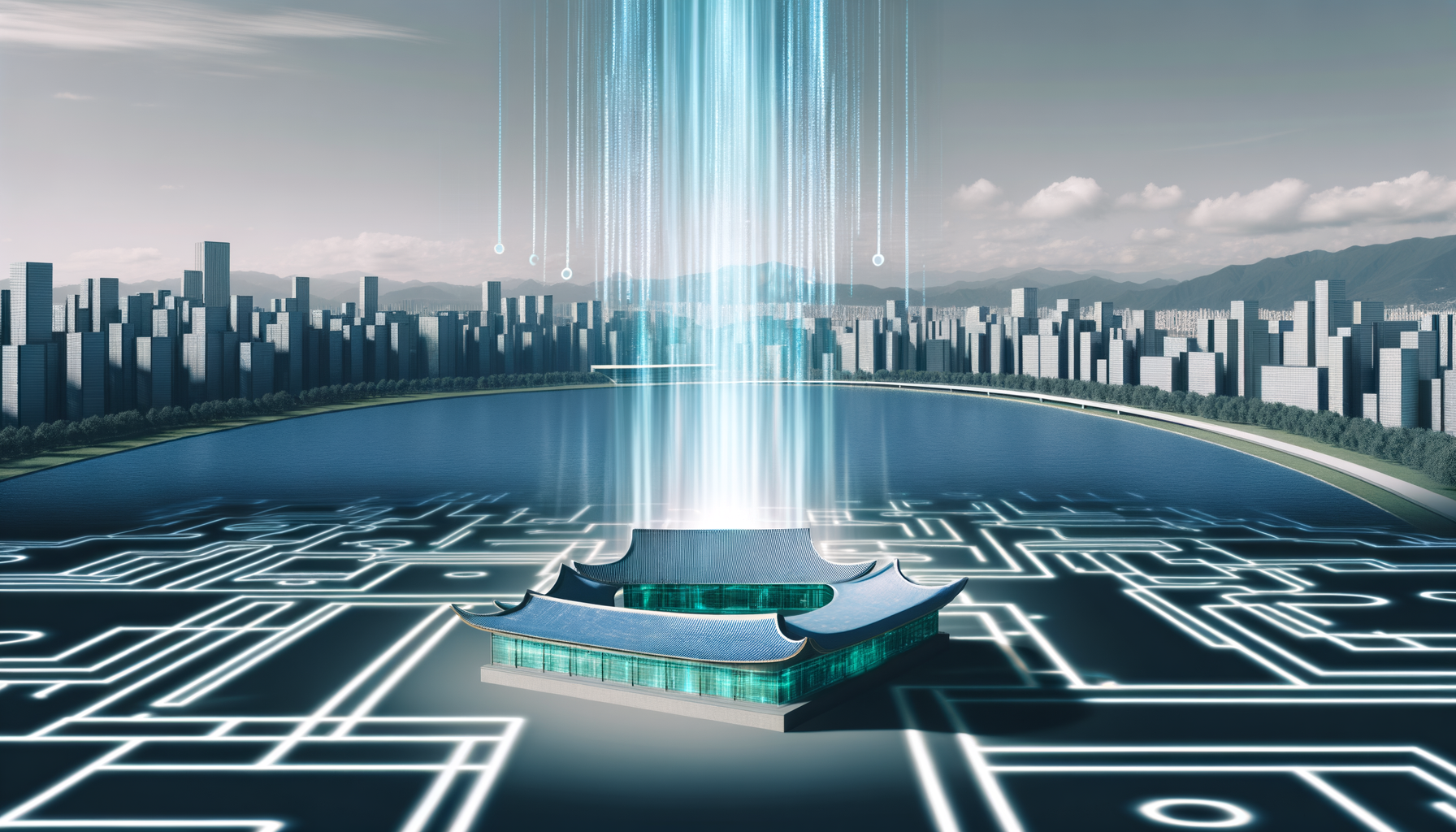 Future potential of open lakehouse, AI, data management
 represented visually