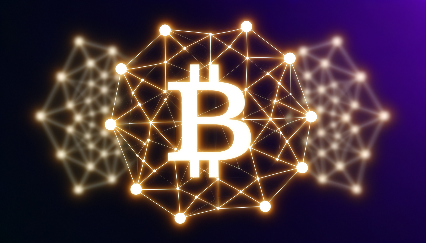 Bitcoin Cash BCH technology and blockchain network illustration