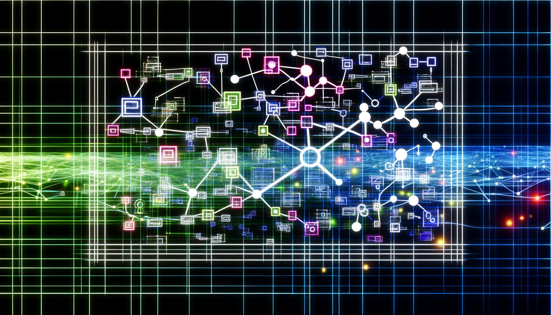 LLMs, AI coding, ChatGPT technology and AI technology illustration