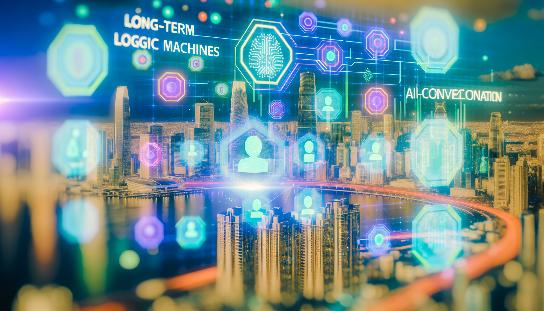 Future potential of LLMs, AI coding, ChatGPT represented visually