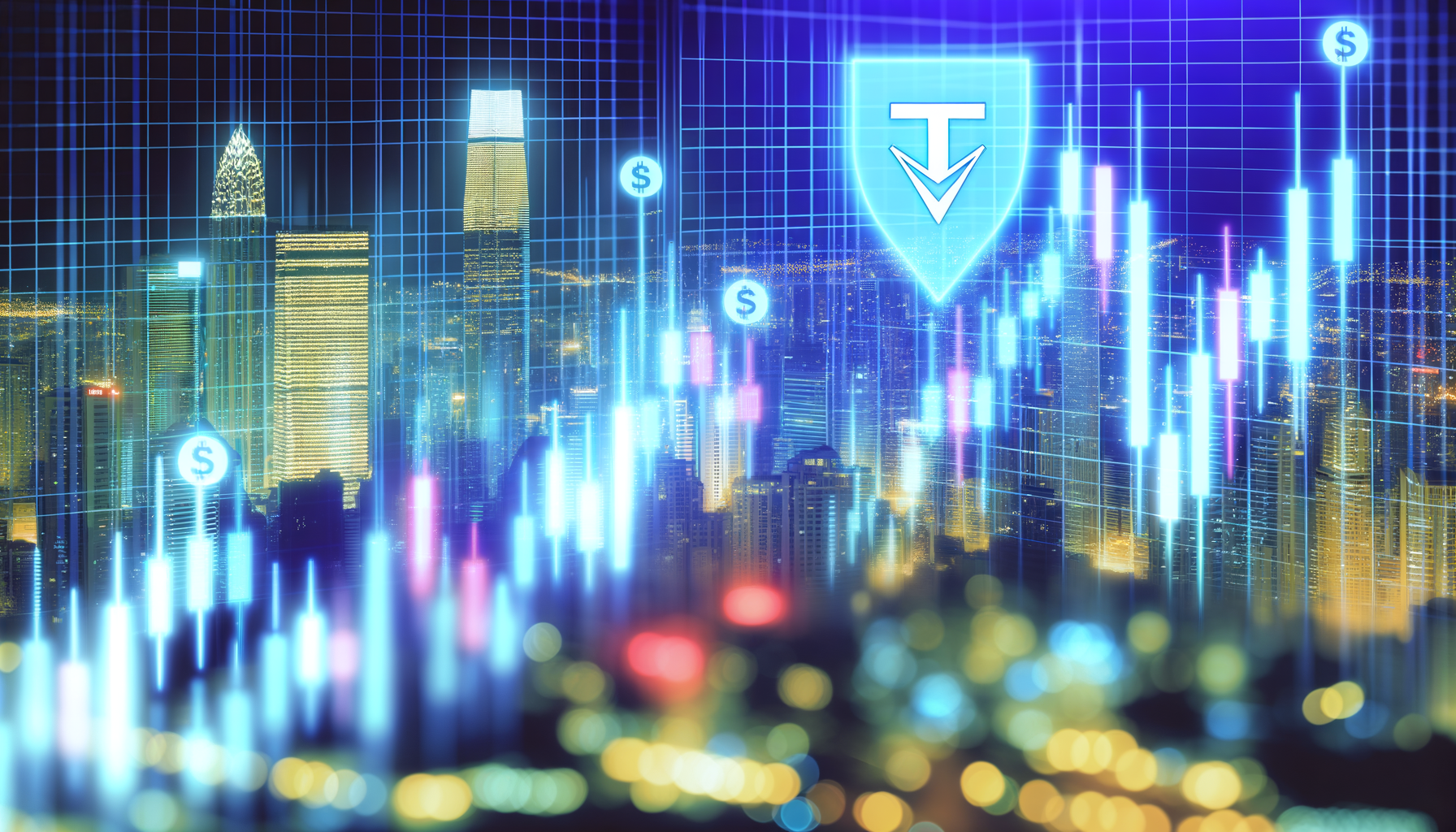 Future potential of Tether USDT represented visually