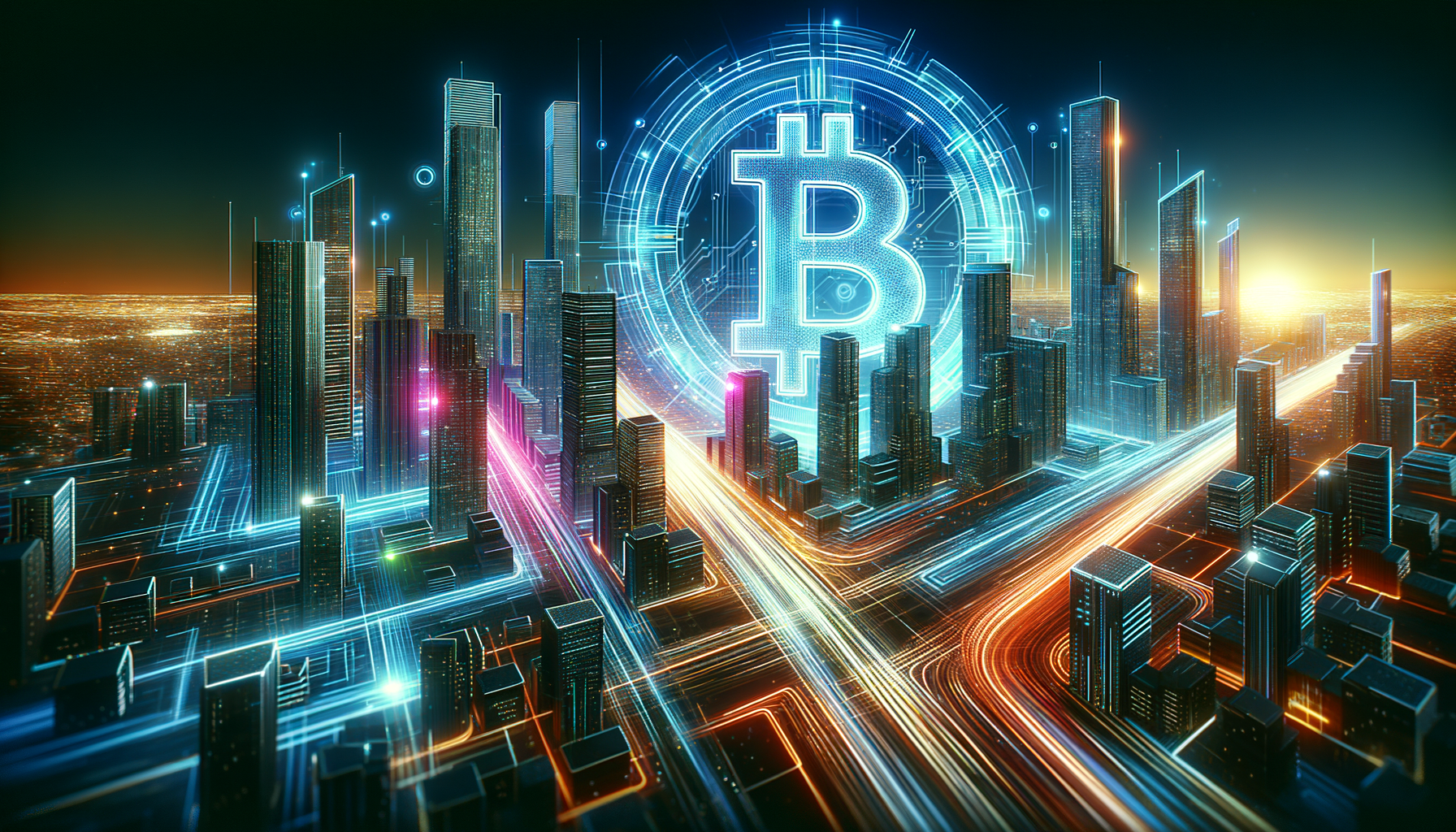 Eye-catching visual of USDC and cryptocurrency vibes