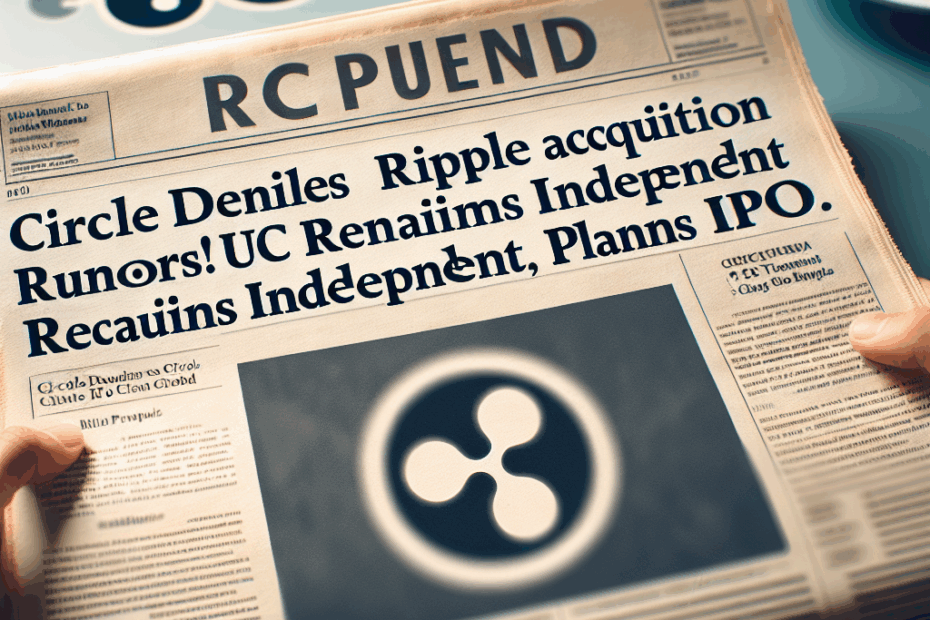 Ripple Circle Deal Debunked: Circle Stays Independent, Eyes IPO