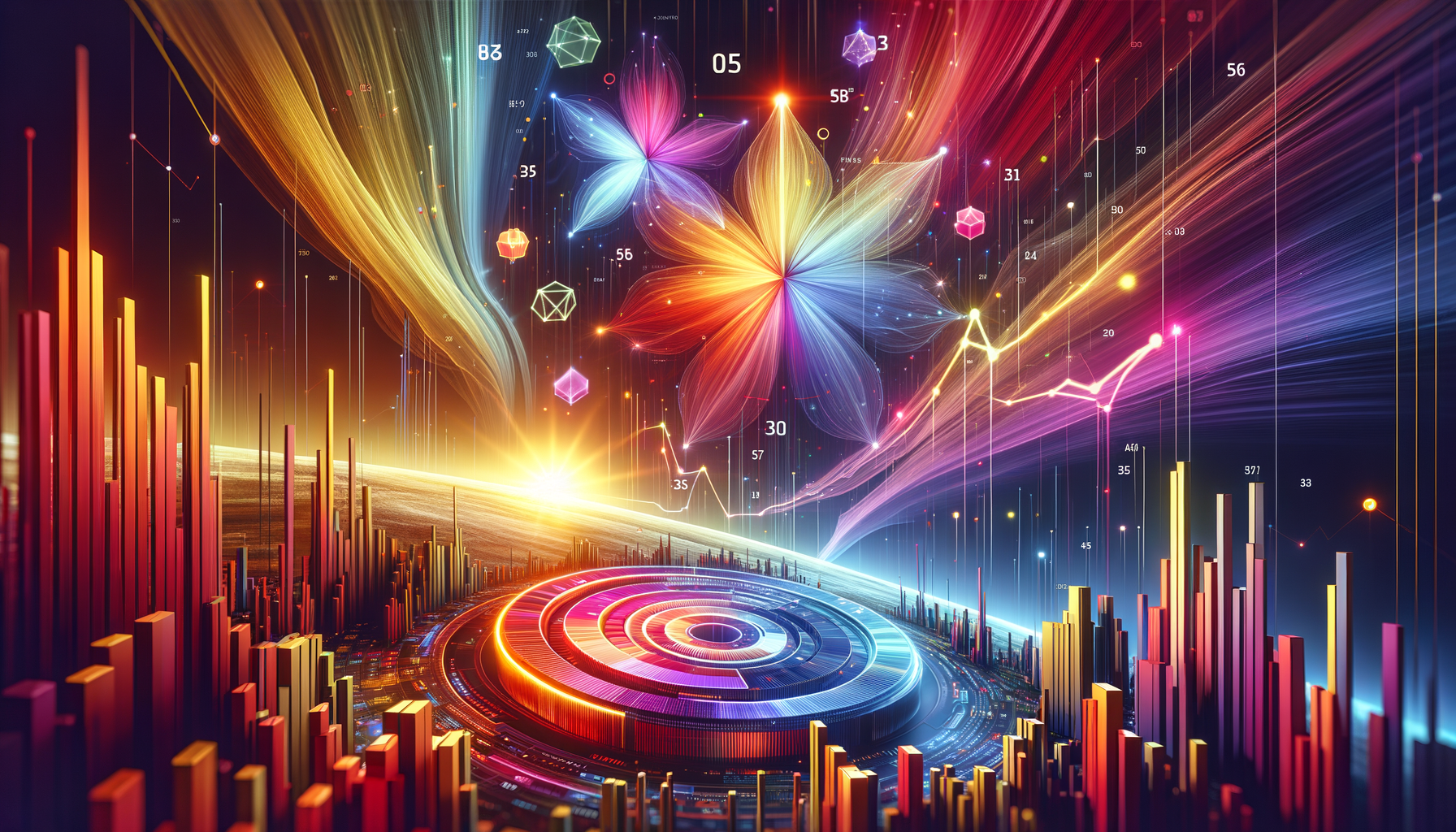 Eye-catching visual of Apache Pinot, real-time analytics, star-tree index
and  AI technology vibes