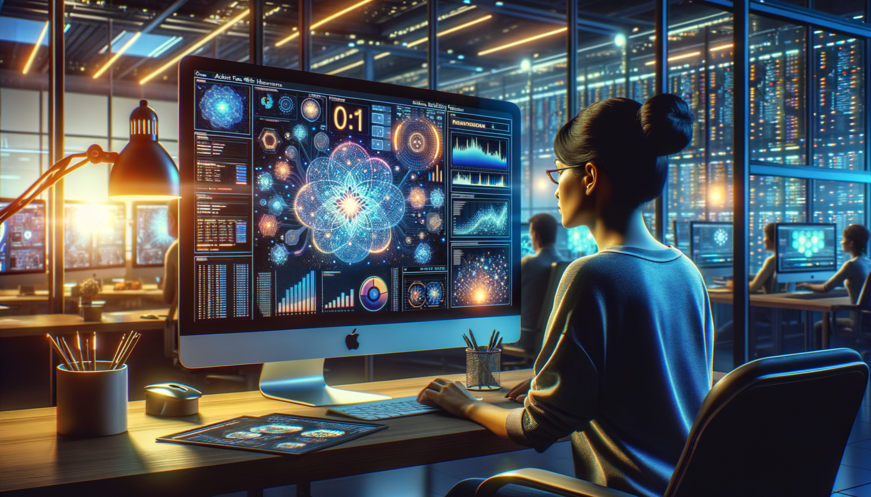 Eye-catching visual of Azure SRE Agent, site reliability engineering, generative AI
and  AI technology vibes