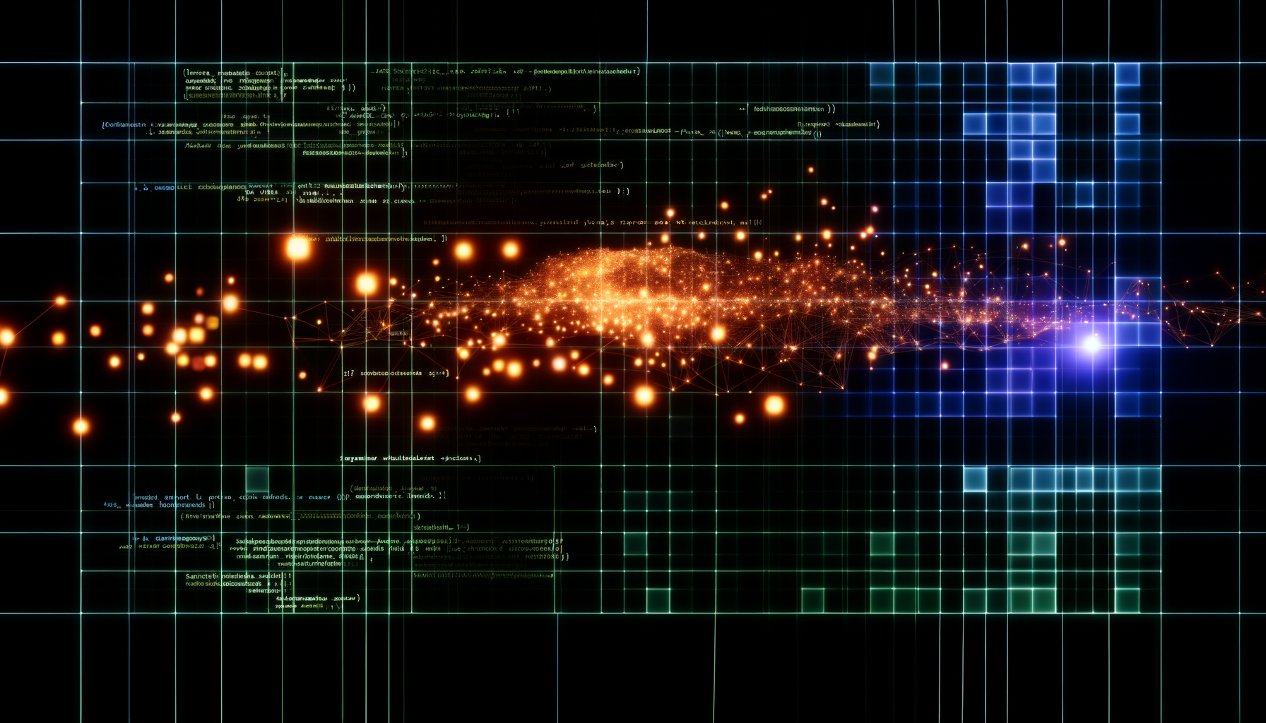 programming, naming, code
technology and AI technology illustration