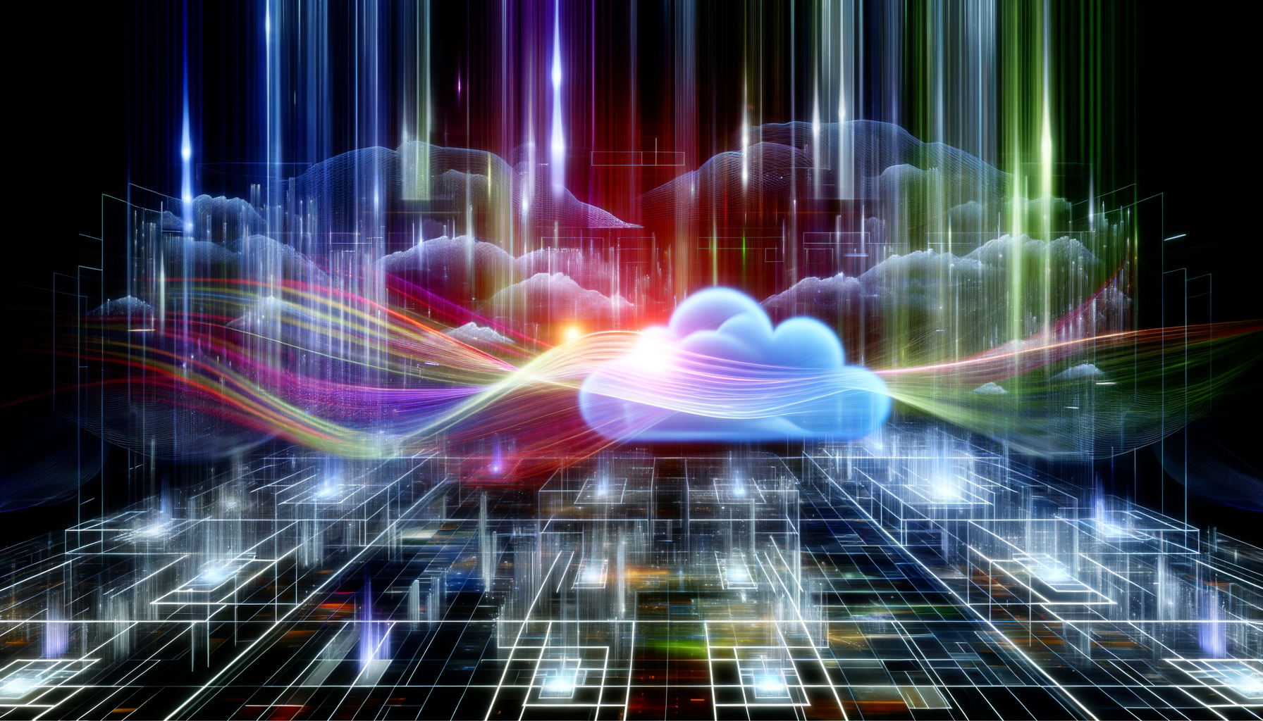 cloud computing, cloud costs, finops
technology and  AI technology illustration