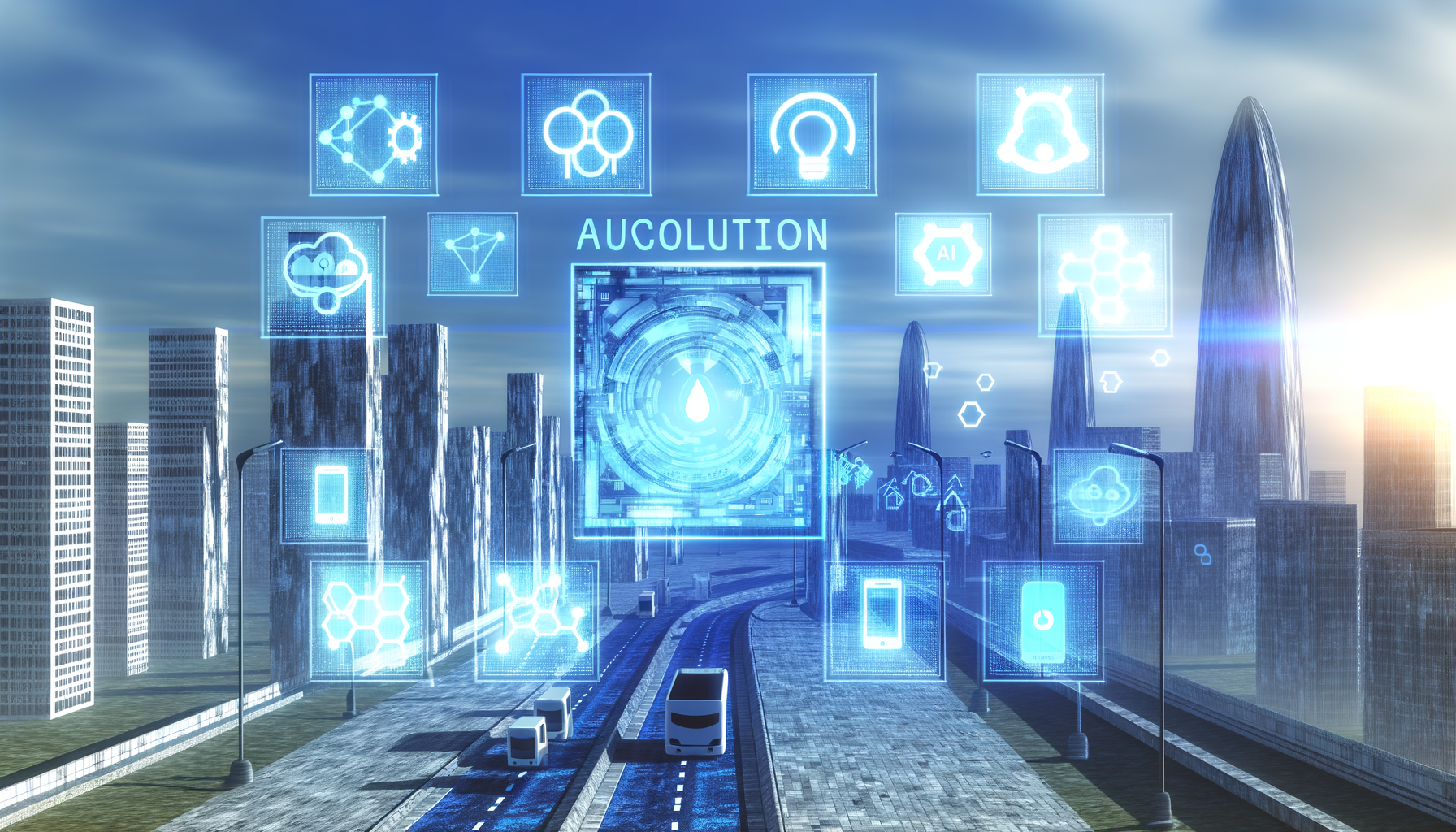 Future potential of mobile testing, test automation, AI-powered represented visually