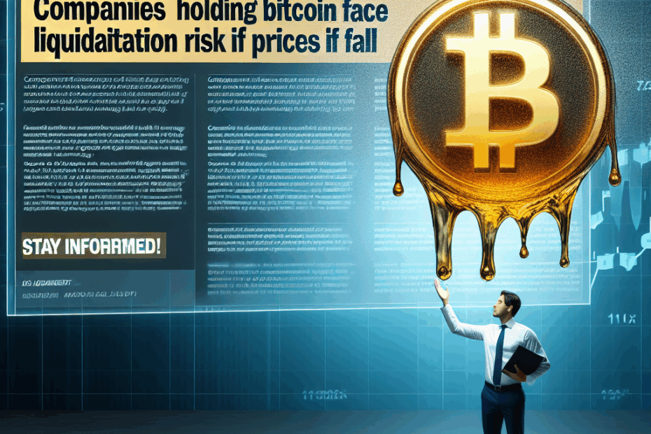 Bitcoin's Corporate Gamble: StanChart Flags Liquidation Risks