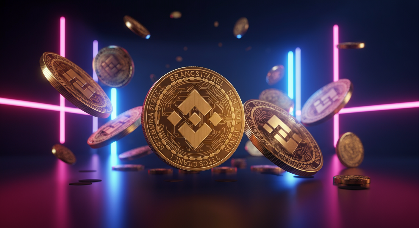 Eye-catching visual of Binance Staked SOL BNSOL and cryptocurrency vibes