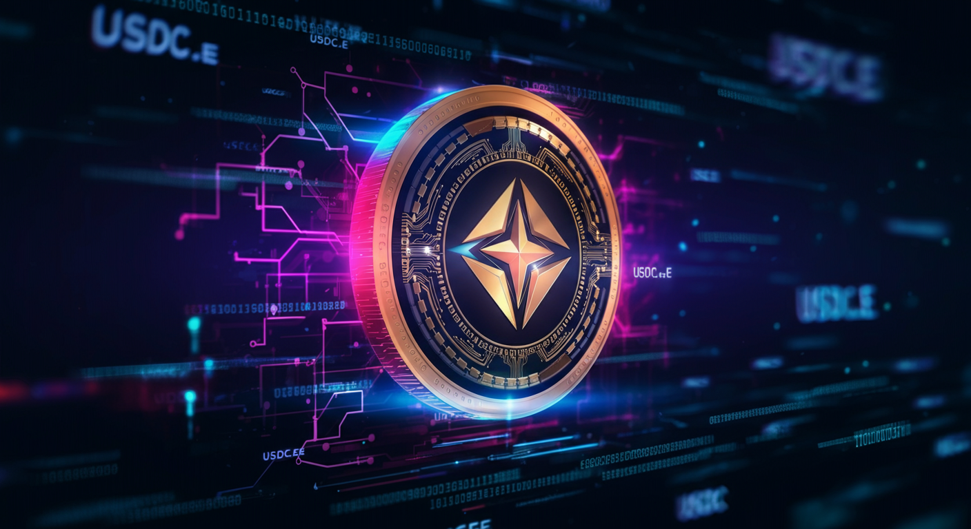 Eye-catching visual of Stargate Bridged USDC (Berachain) USDC.E and GameFi environment