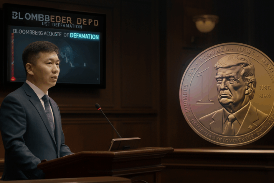 CZ vs. Bloomberg: Binance Founder Threatens Legal Action Over USD1 Stablecoin Report
