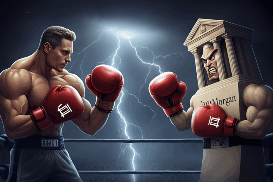 Winklevoss vs. JPMorgan: Crypto Clash Over "Bankster" Allegations