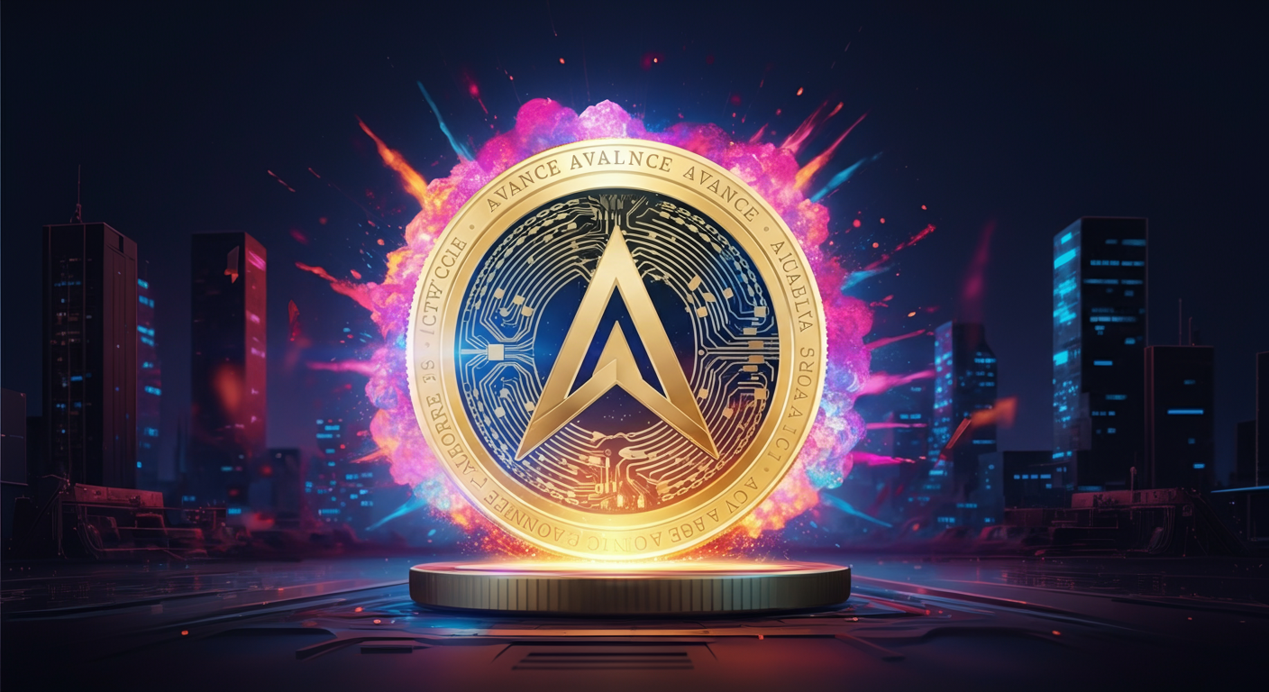 Avalanche AVAX blockchain and community visual
