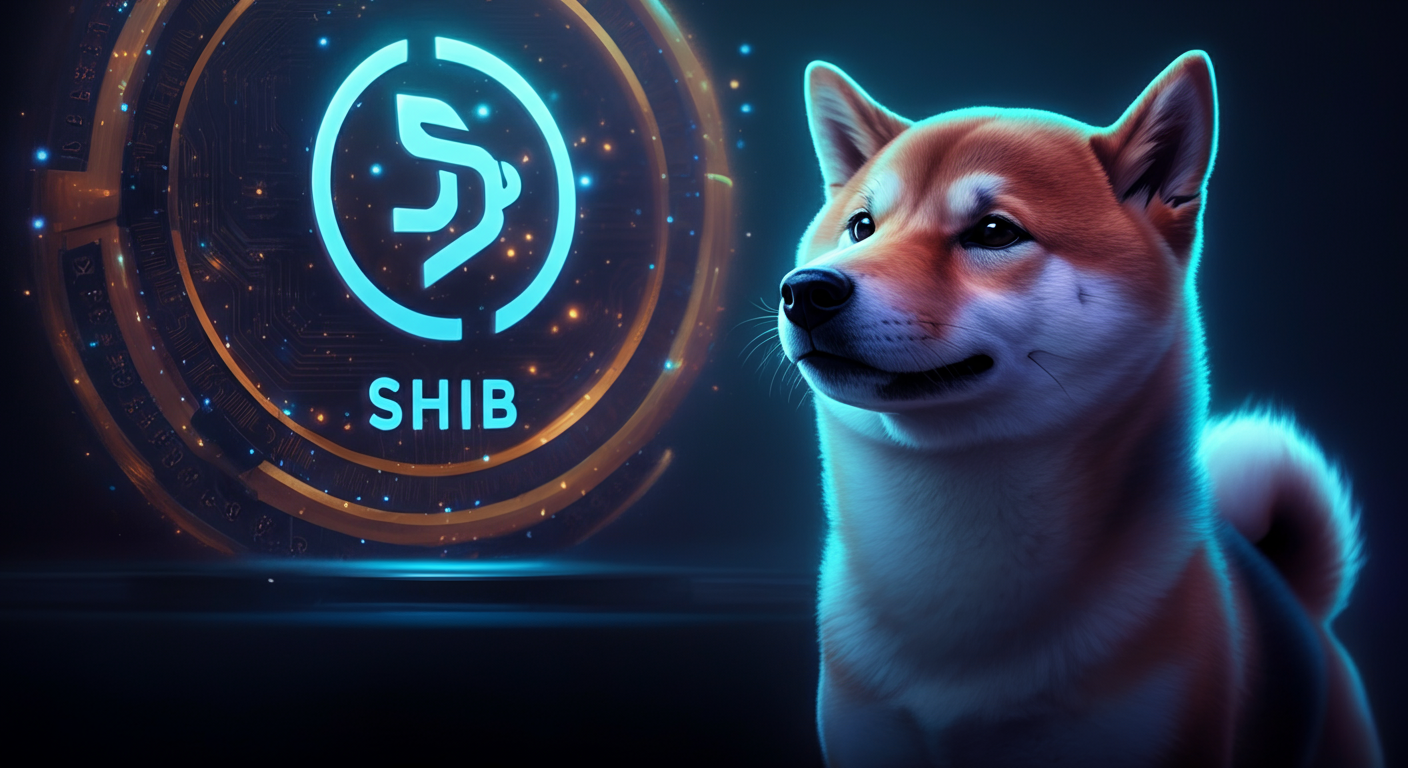 Shiba Inu SHIB blockchain and community visual
