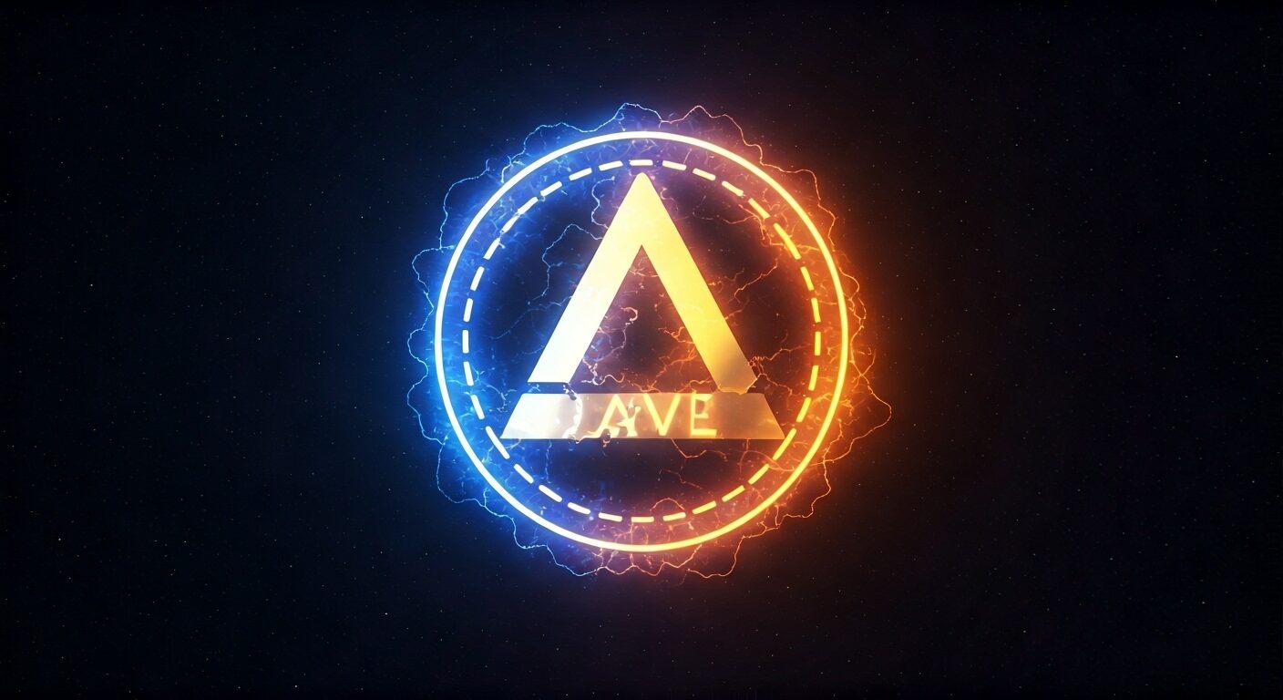 AAVE blockchain and community visual