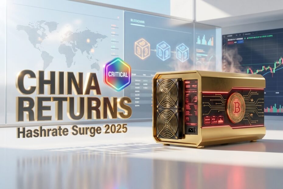China’s Bitcoin Mining Comeback: A Critical Hashrate Shift with Explosive Potential