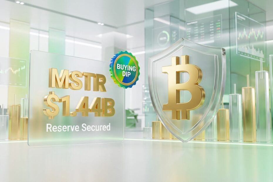 Critical MSTR Update: $1.44B Cash Reserve & New Bitcoin Buy to Stop the Crash