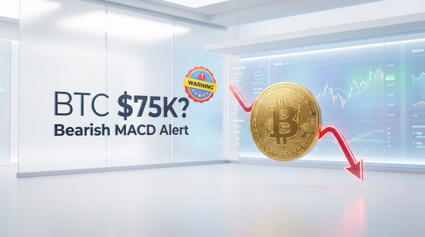 Critical Bitcoin Warning: Bearish MACD Signal Flashes Imminent Drop to $75,000