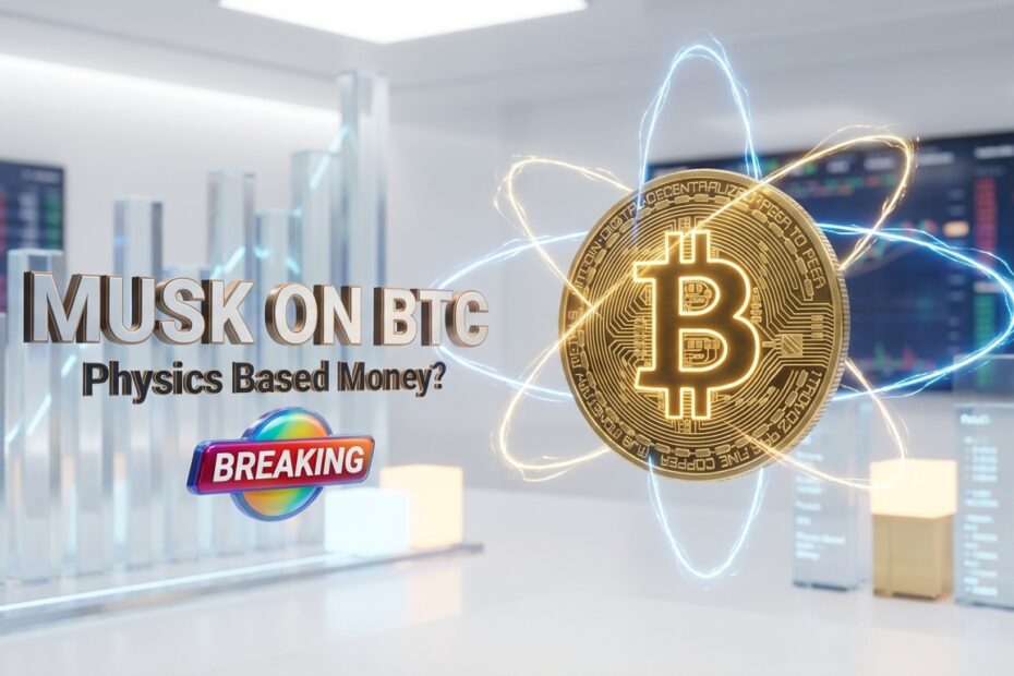Elon Musk Drops Explosive "Physics-Based" Bitcoin Bombshell: Is Money Obsolete?
