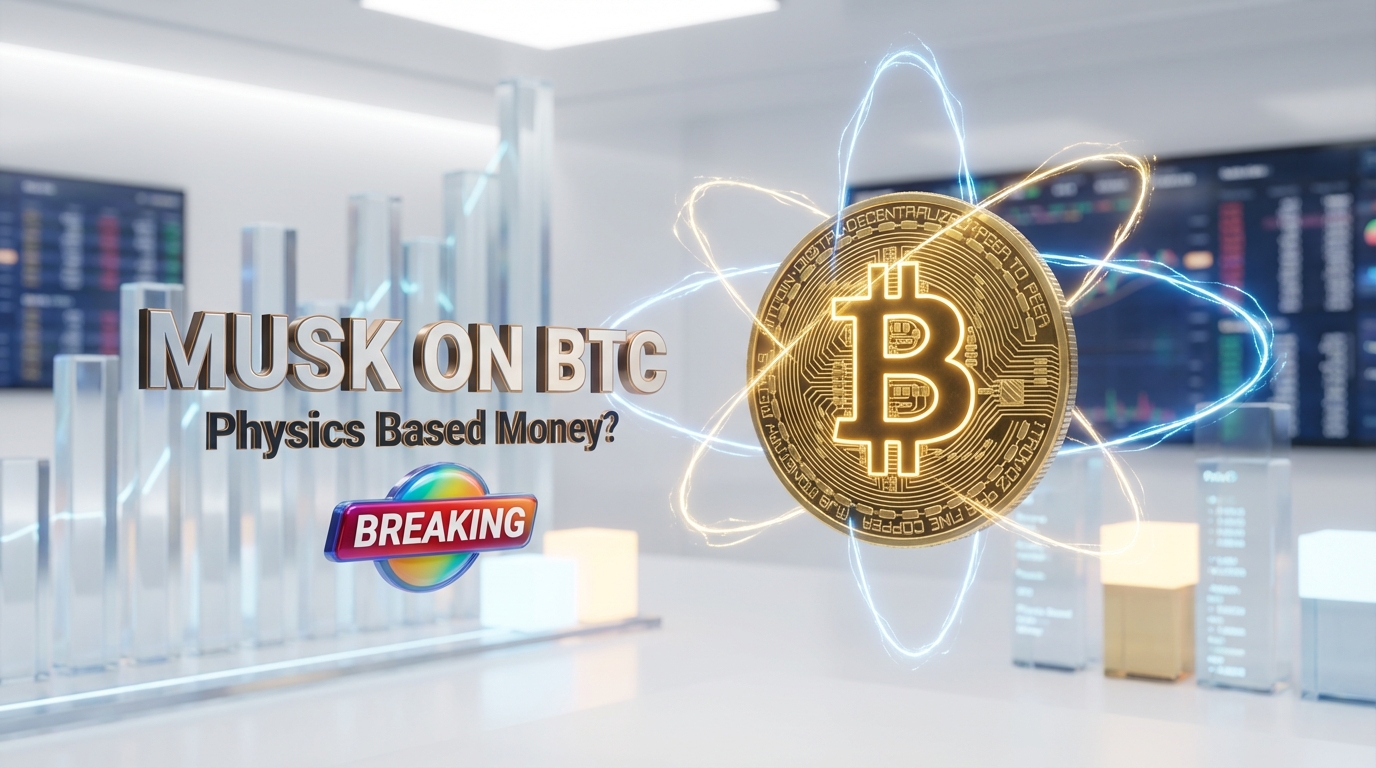 Elon Musk Drops Explosive "Physics-Based" Bitcoin Bombshell: Is Money Obsolete?