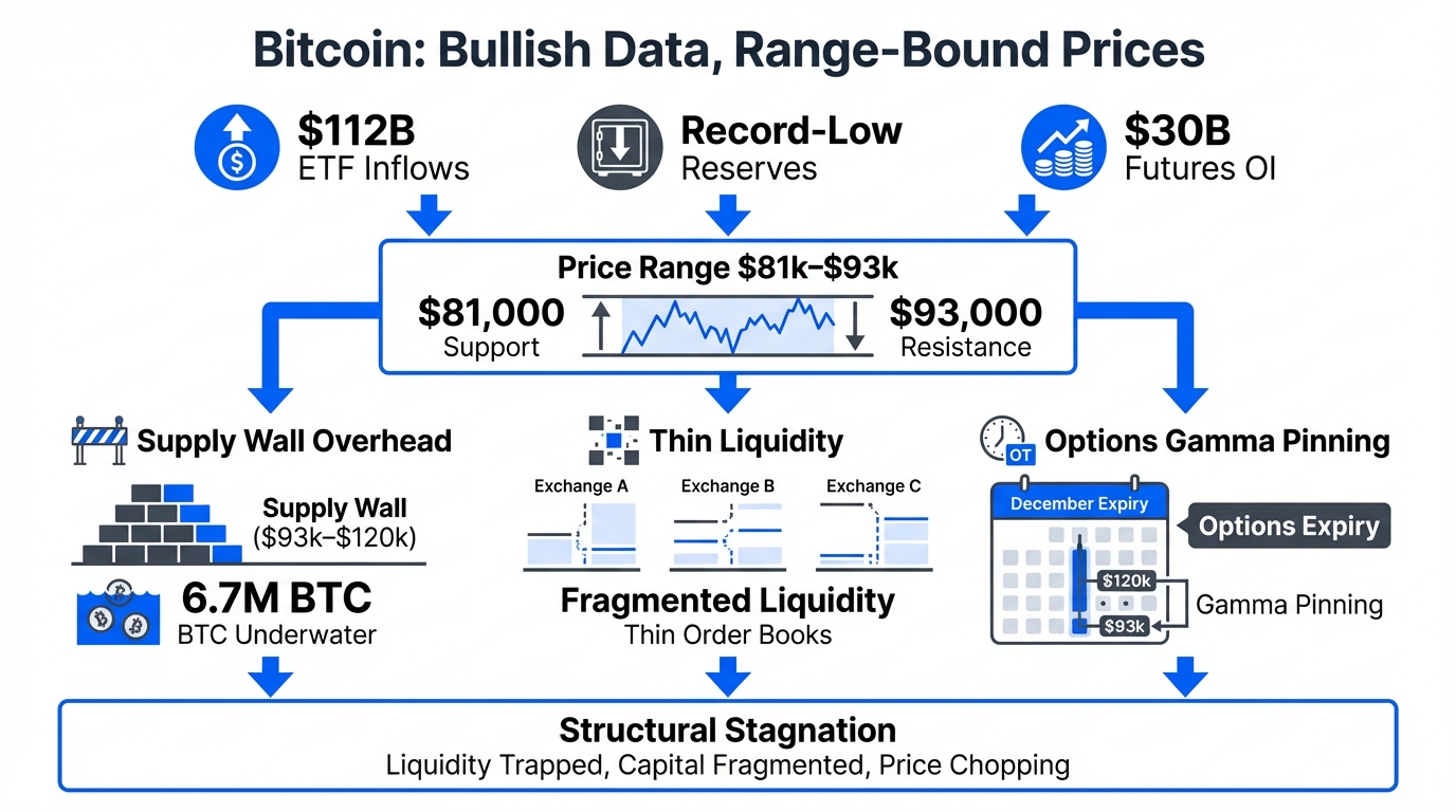 Diagram illustrating Bitcoin's underwater supply dynamics