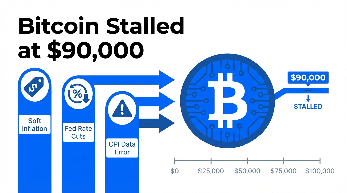 Diagram of Bitcoin price dynamics and inflation interplay