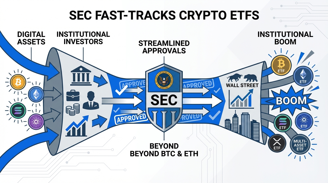 Diagram of Crypto ETF Mechanics