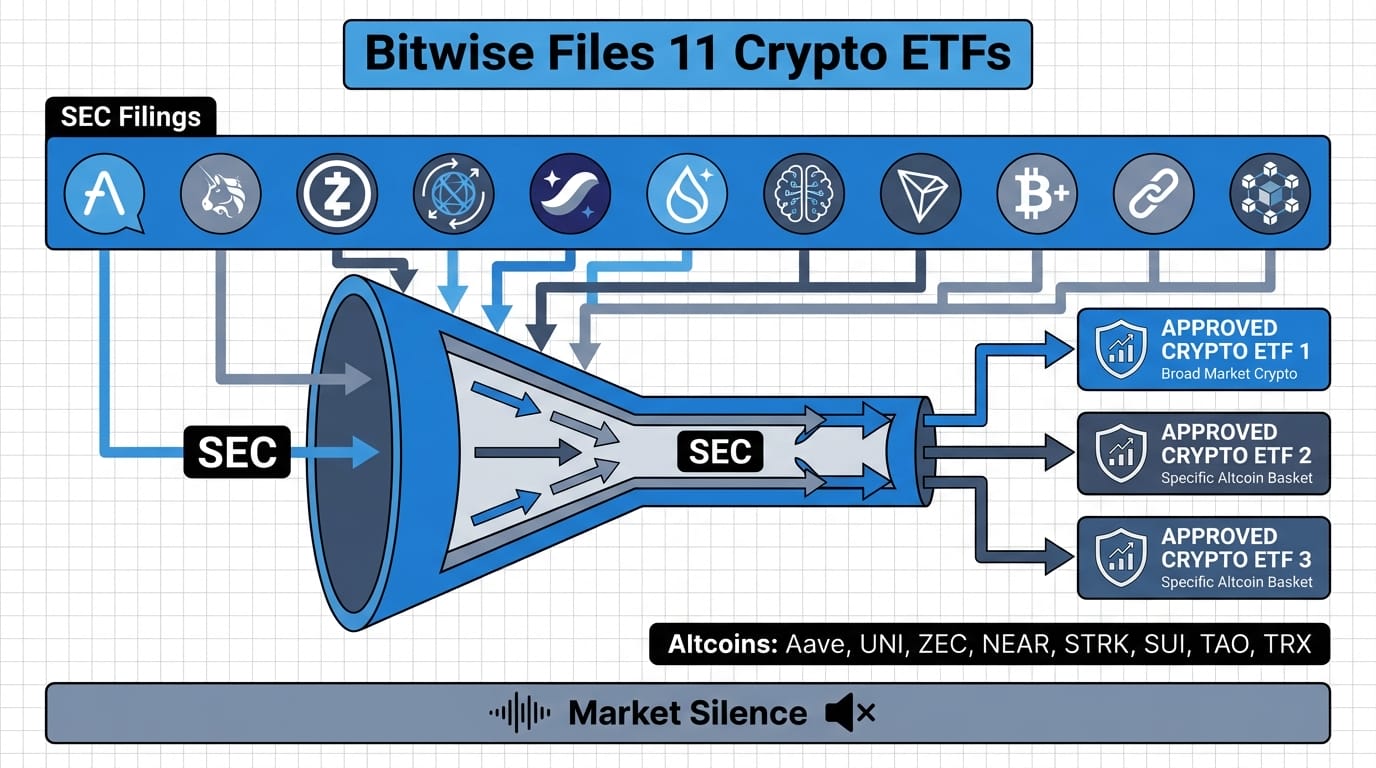 Diagram of Crypto ETF Structure