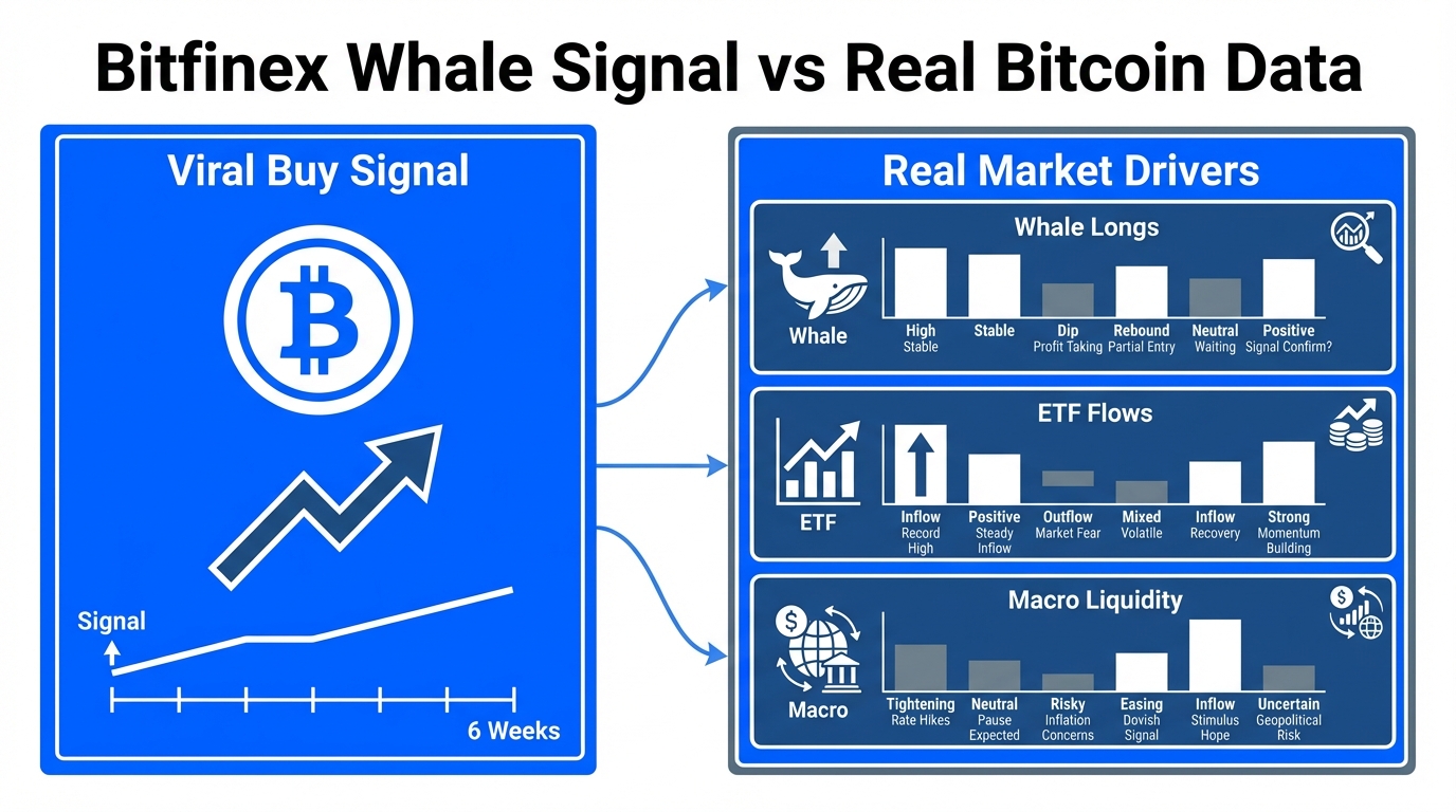 Diagram of Bitcoin whale signal mechanics